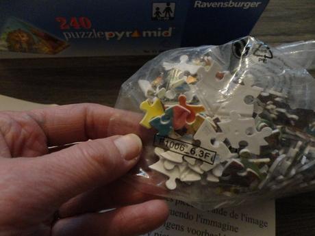 Puzzle 3d pyramída - plastové, 