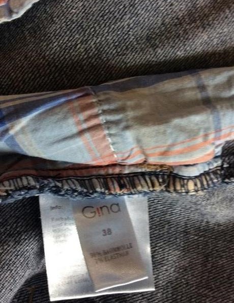 Kvalitná riflová sukňa gina v. 38 - m, gina,38