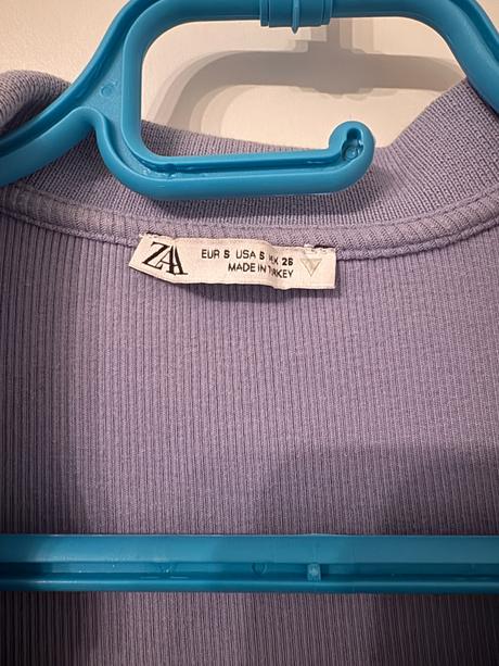 Modré svetrové šaty zara, zara,s