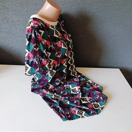 Vzorované saty, xxl