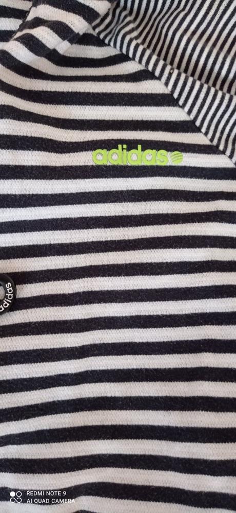 Značková pasikovaná mikinka, adidas,s