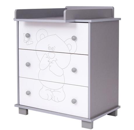 Nová komoda s prebaľovacím pultom - viac farieb,