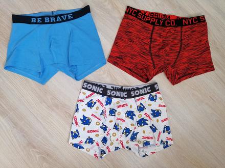 Boxerky 3 ks c&a, len oprané, c&a,140
