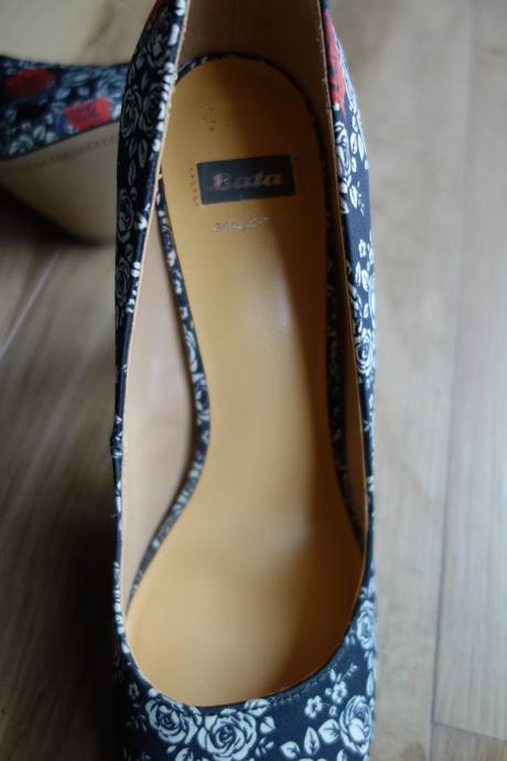 Baťa lodičky kvetované, baťa,39