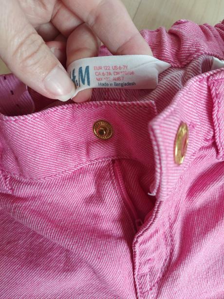 7/8 nohavice, h&m,122