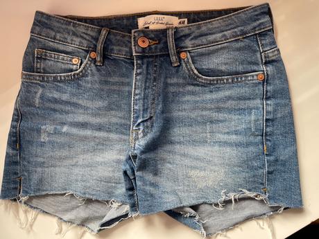 H&m riflové kraťasy, h&m,xs