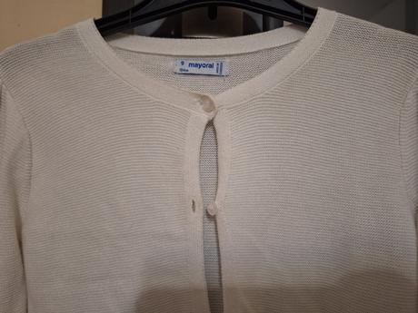 Bielý sveter, mayoral,140