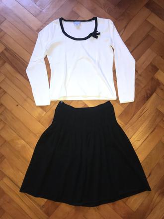 Komplet - tričko so sukňou, m