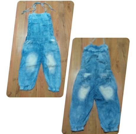 Riflový overal s 3/4 nohavicami s, s