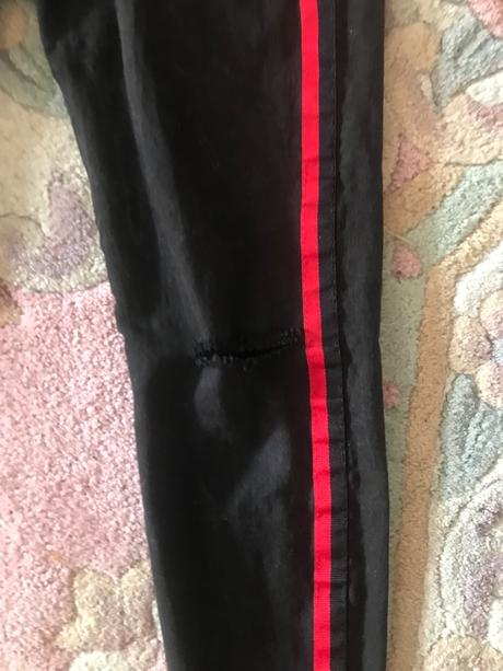 Roztrhané dzinsy, bershka,xs