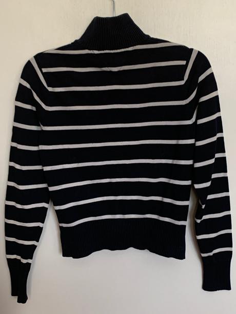 Tommy hilfiger tmavomodrý sveter na zips, tommy hilfiger,s