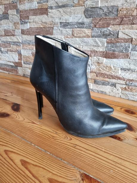 Kožené čižmičky veľkosť 39 top stav, 39