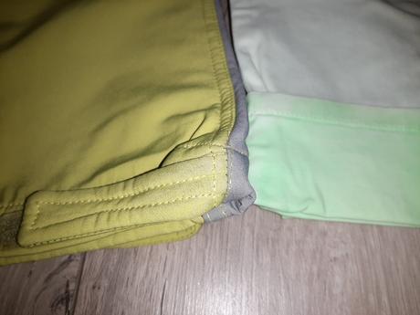 Balíček softshelové nohavice, reflexná bunda, 122–134