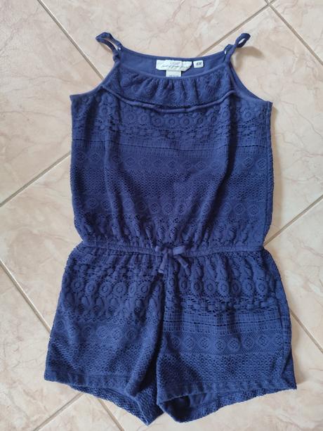 Letný krajkový overal, h&m,134