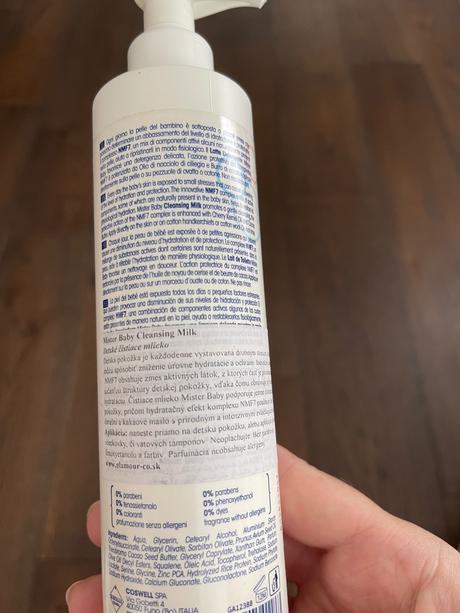 Mister baby - detské čistiace mlieko, 