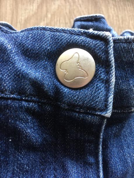 Štýlové dievčenské rifle veľkosť 110cm, palomino,110