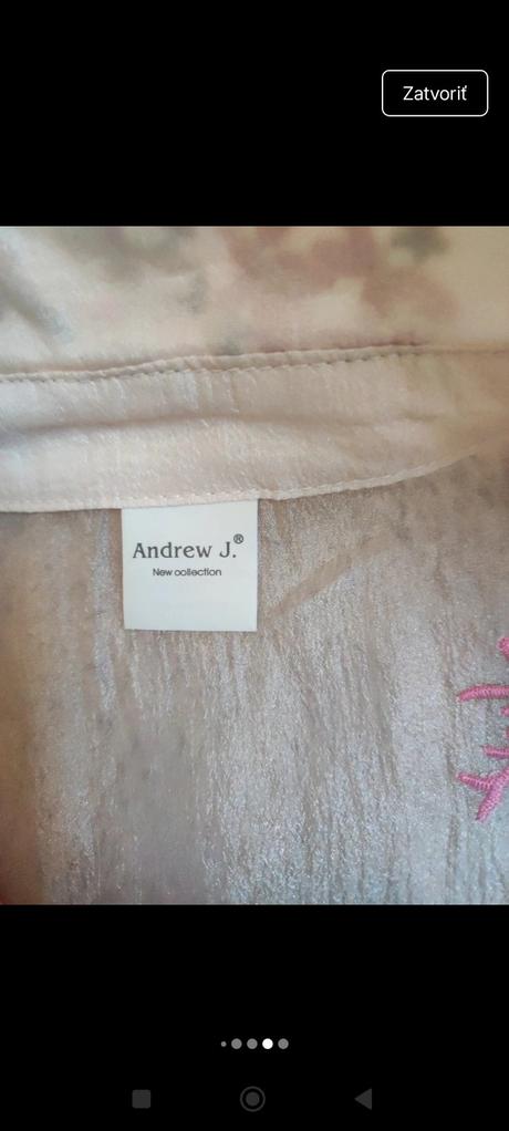 Dámska transparentná košeľa andrew j., 