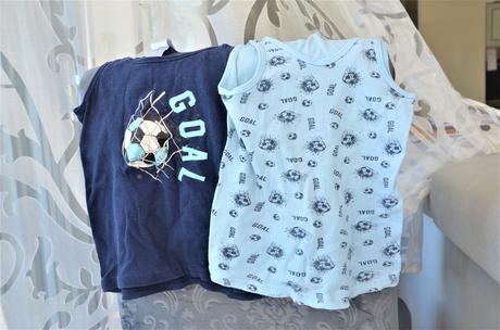 2 x futbalové tielko-110/116, 110