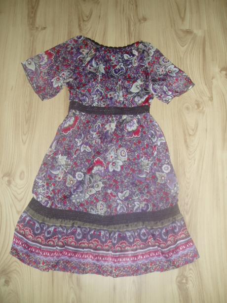 C&a šifonové šaty xs, c&a,xs