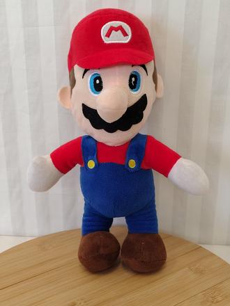 Plyšový super mario s prísavkou, 28 cm,