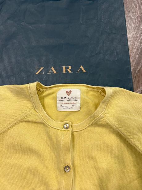 Zara dievcensky zlty svetrik na 6-7 rokov, zara,122