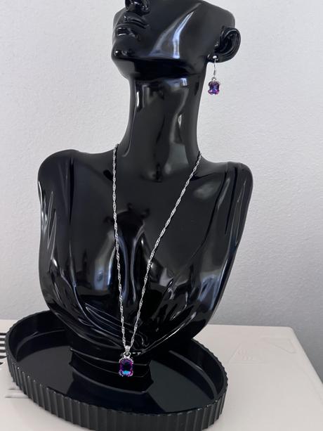 Set náušnice + retiazka s príveskom,