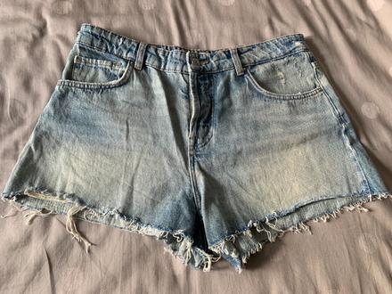 Riflové šortky, zara,40