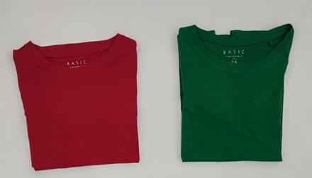 Topy s krátkym rukávom 2ks, s