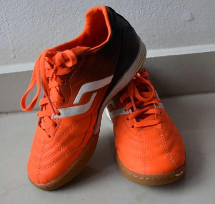 Oranžové chlapčenské tenisky pro touch č.31, 31