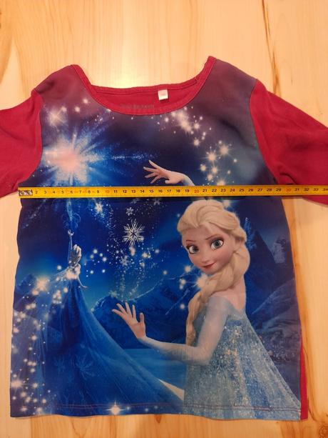 Bordové tričko frozen, c&a,110