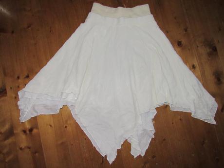 Asymetrická sukňa, s