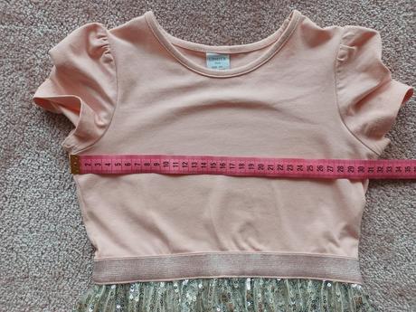 Šaty s trblietavou sukňou, lindex,110