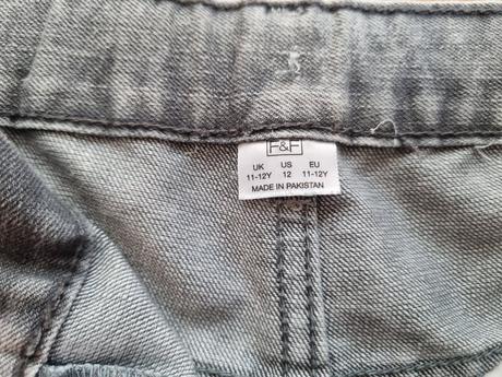 Chlapčenské riflové kraťasy, veľkosť 152, f&f,152