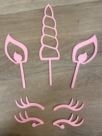 Zápich na tortu - jednorožec, 