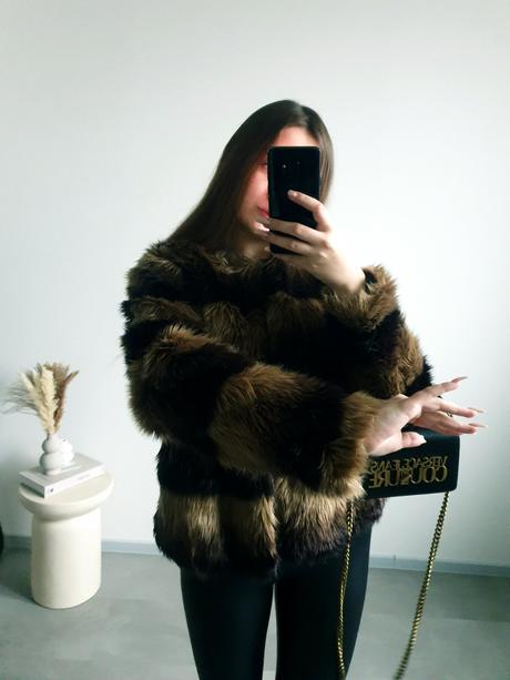 Kožúšok m/l, stradivarius,m