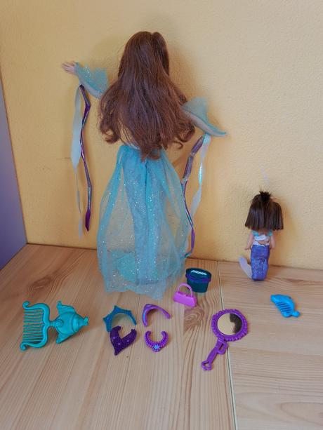 Barbie & kelly princess collection mermaid princes, 