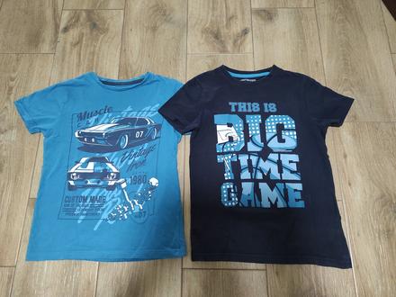 2x tričká v 134/140, pepco,134