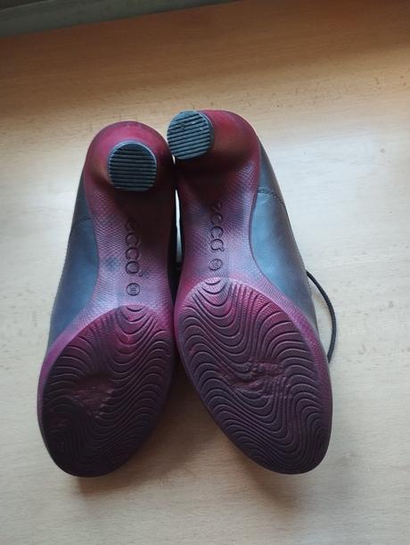 Koženne topánky ecco, ecco,39