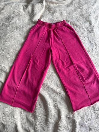 Široké ružové teplaky, reserved,140