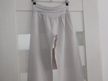 Ľanové nohavice s pružným pásom-s, 34/32, s