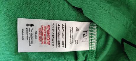 Dino tričko s dlhými rukávmi 110, f&f,110