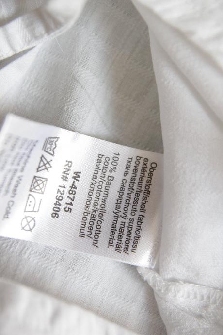 Bavlnená biela košeľa, xl, xl
