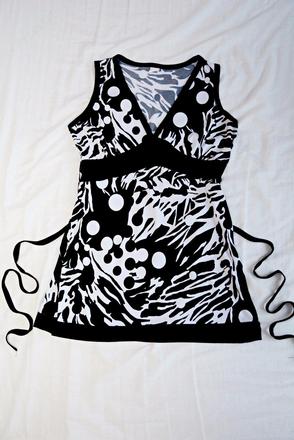 Predĺžený top- tričko, s