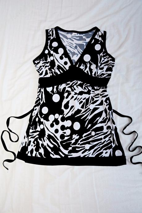 Predĺžený top- tričko, s