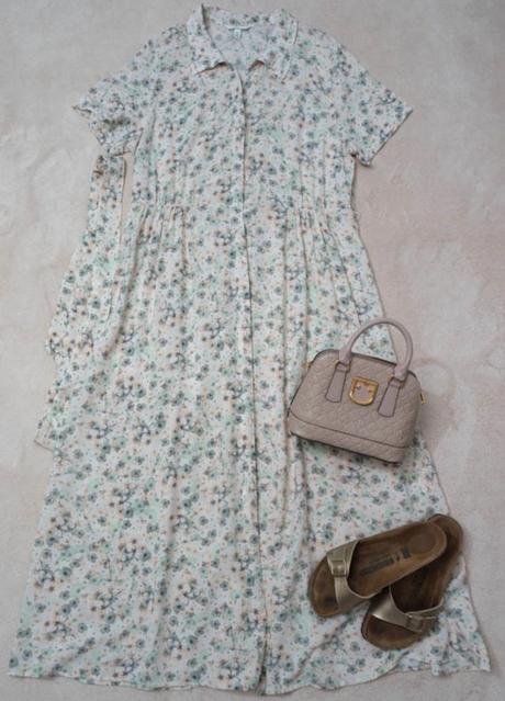 H&m viskózové boho šaty 40/l, h&m,l