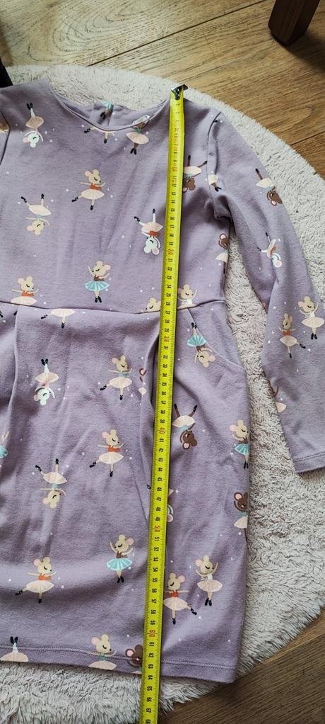 Šaty s baletkami h&m, h&m,122