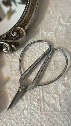Strieborné retro nožnice 8,5 cm, 