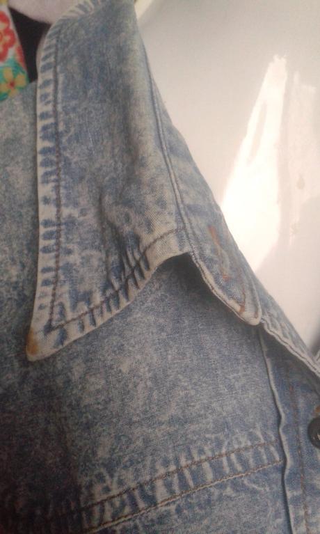 Riflová retro košeła unisex, 40