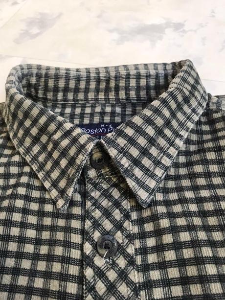 Teplá manchestrová košeľa č.47, 4xl