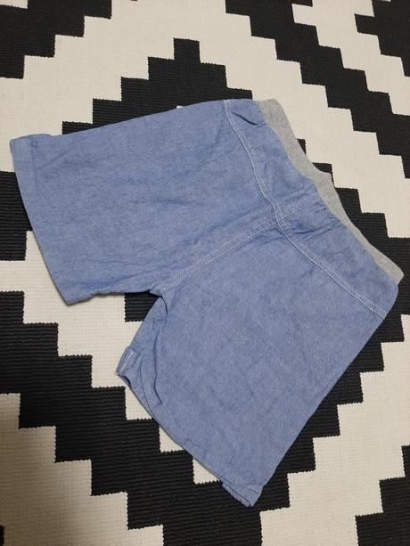 Tenké bavlnené kraťasky rifľového vzhľadu na 3-5r., 110